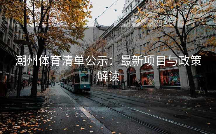 潮州体育清单公示：最新项目与政策解读